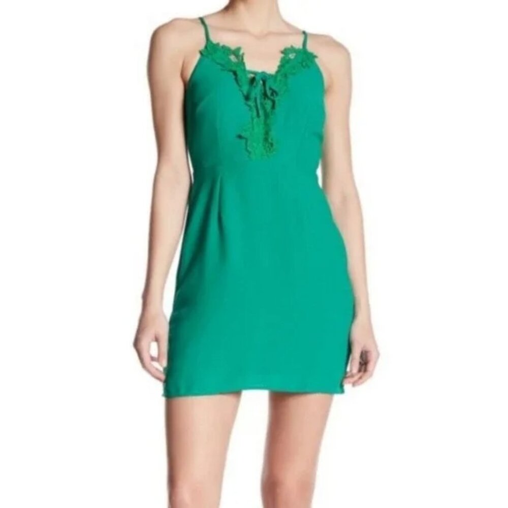 NWT 19 Cooper Bold Green Dress Size L
